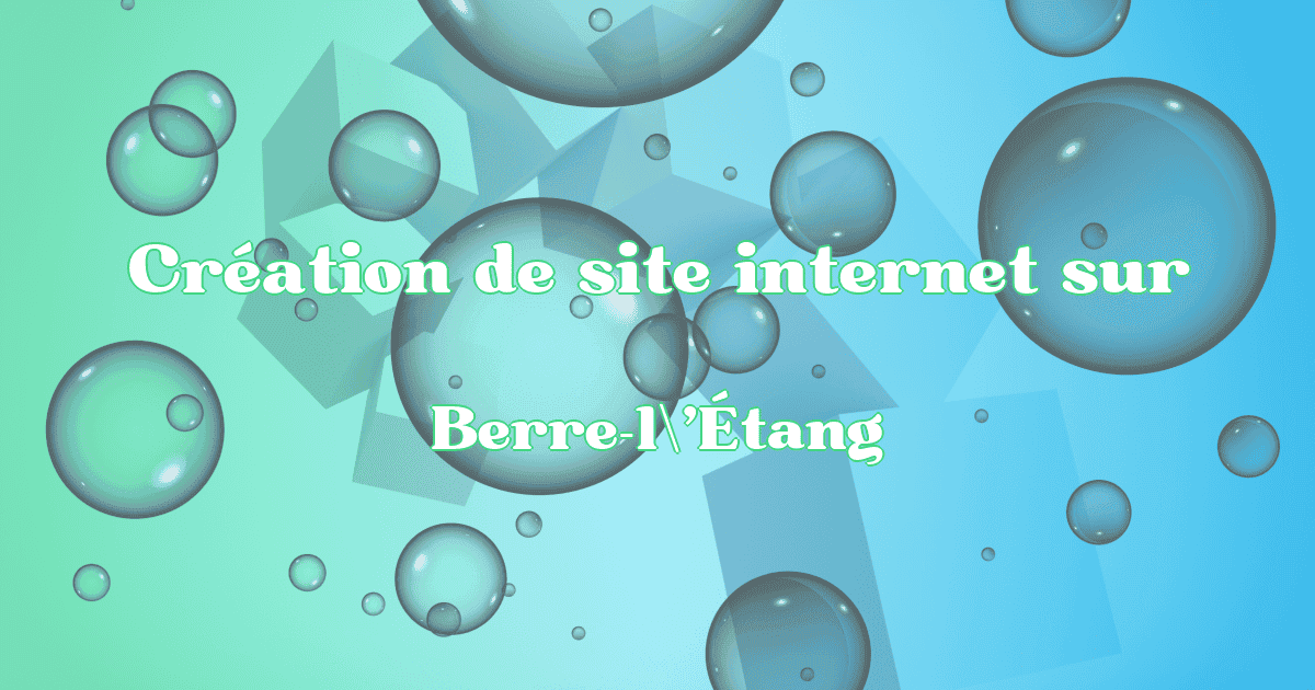 Création de site internet sur Berre-l'Étang - Création Site Référencement Prestige